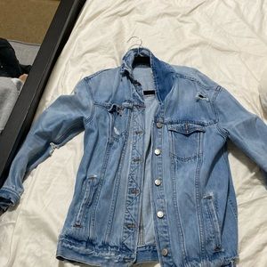oversized denim jacket